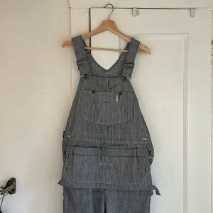 Vintage Sears conductor stripe overalls
